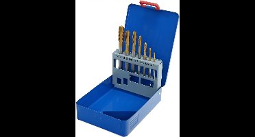 7 Delige Tin Gecoate COBALT  Machinetapset M3-12