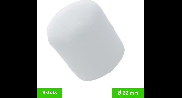 DELTAFIX peerdoppen Ø 22 mm | wit | 8 STUKS