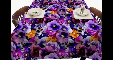 Tafellaken-Tafelkleed- Violin love 140x250 cm