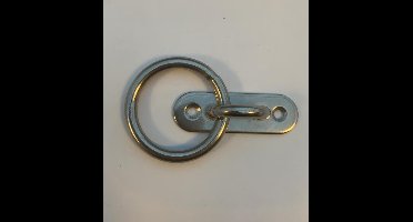 Aanlegring 8 mm. RVS-A2. deltafix. Dek-oog.