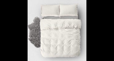 Zensation Ball Fringe - Dekbedovertrek - Eenpersoons - 140x200/243 + 24 kussensloop 60x70 - Creme