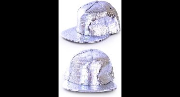 Baseball cap zilver rapper