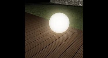 Heitronic Solar decorative light Boule 35420 Sphere LED (monochrome) 0.2 W Cool white White