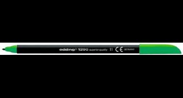 edding-1200 teken/kleur stift lichtgroen  1ST 0,5-1 mm /  4-1200011