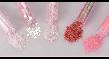Glitterset assorti Blossom 1.8 Gram 5 Stuks