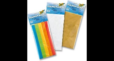 Bloemenzijde Folia 50x70cm - gevouwen 12,5x25cm 5 vel l.bla