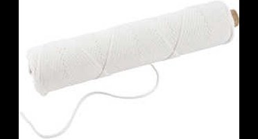 Kaarsenlont - Lont - Kaarsen Maken Lont - Kaarsenkoord - Wick - Vezeldraad - Brandkoord - Voor Pure Paraffine - Formaat 3x12 - 100 gr - 50 m Rol - Voor Hobby & Creatief Werk