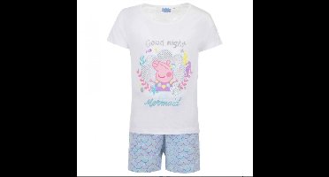 Peppa Pig - Shortama - Wit - 4 jaar -  Maat 104
