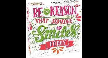 Tactic Be the Reason That Someone Smiles Today – Puzzel – 1000 stukjes – Inspirerende Tekstpuzzel – Rustgevend Ontwerp – Hoogwaardige Scandinavische Kwaliteit