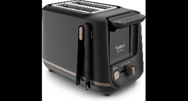 Tefal Includeo TT5338 - Broodrooster - 2 Sneden brood - Extra Breed - 7 Bruiningsniveau's - Hoge lift - Zwart