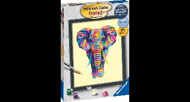 Ravensburger Schilderen op nummer Bonte Olifant - Hobbypakket