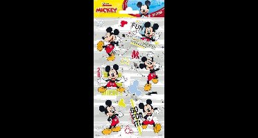 Funny Products Stickers Mickey Mouse 20 X 10 Cm Papier 13 Stuks