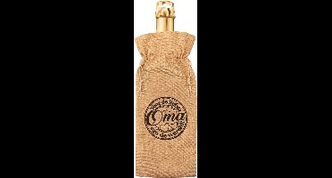 Cadeauverpakking - fles - Beste Oma - Jute - 42 cm - Paper Dreams