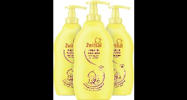 Zwitsal Baby Zeepvrije Wascrème - 3 x 400 ml - Voordeelverpakking