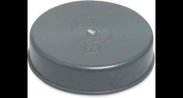 Eindkap PVC-U 80 mm lijmmof grijs