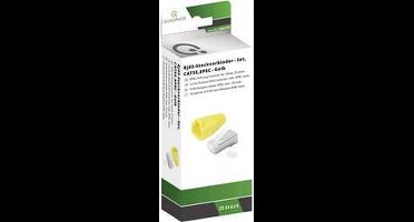 Quadrios RJ-45 connectorset CAT 5e Stekker, recht 25 stuk(s)