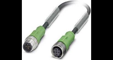 Phoenix Contact 1533615 Sensor/actuator connector, geassembleerd M12 Aantal polen: 5 Stekker, recht, Bus, recht 5.00 m