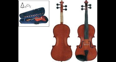 Leonardo LV-1644 - Vioolset - 4/4 Formaat - Massief Hout - Inclusief Koffer & Strijkstok