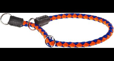Ferplast Sliphalsband Honden Twist 50 Cm Nylon Oranje/blauw