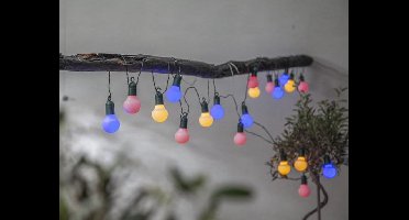 RTM Lighting Feestverlichting 570cm met 20 lampjes -Multicolor (RGB)