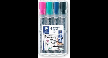 STAEDTLER Lumocolor flipchart marker - Box 4 st new col.