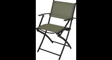 Vouwstoel Ambiance textileen Aluminium Groen