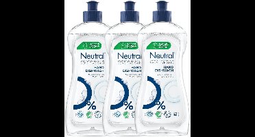 Neutral Afwasmiddel Parfumvrij - Voordeelverpakking 3 x 500 ml