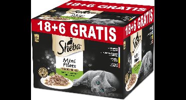 Kattenvoer Sheba Pouch Terre&Mer 18+6 Promo Pack