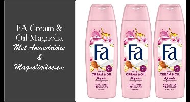 Fa Cream & Oil Silk Magnolia Douchegel - 3 x 250 ml