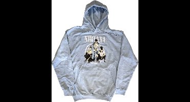 Nirvana - Trapper Hat Photo Hoodie/trui - L - Blauw