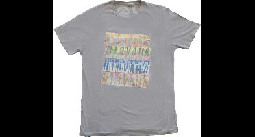 Nirvana - Repeat Heren T-shirt - XL - Grijs
