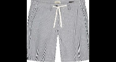 Lancaster Jogger Shorts Seersucker Stripe Offwhite (515430 - 102)