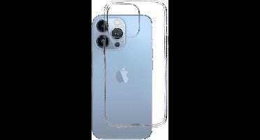 Mobiparts hoesje geschikt voor Apple iPhone 13 Pro - Zacht TPU - Schokabsorberend TPU - Grip Coating - Transparant