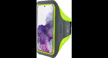 Hardloop Sportarmband geschikt voor Samsung Galaxy S20 - Groen - Mobiparts