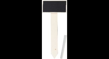 Pro Garden Plantenstekers krijtbordjes/schoolbordjes op stokje - set 28x - 25 cm