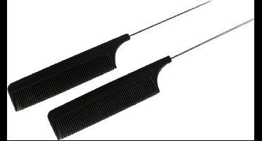 Puntkam - Zwart 2 Stuks