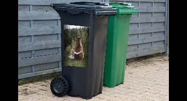 Container sticker Natuur - Dieren - Meisje - Boom - 40x60 cm - Kliko sticker