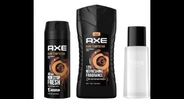 AXE Dark Temptation - After Shave 100 ml & Douchegel & Deo Spray
