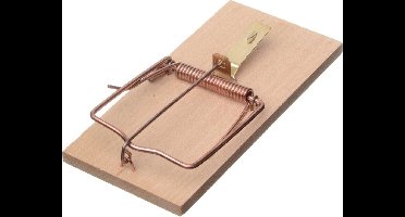 Nature Rattenval - 1x stuks - 17 cm - rattenklemmen - ongediertebestrijding