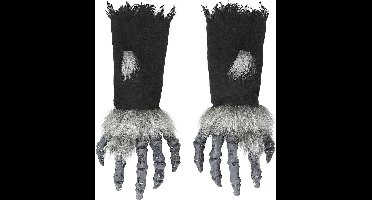 Monster handen met vacht