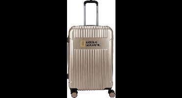 National Geographic Harde Koffer / Trolley / Reiskoffer - 67 cm (Medium) - Transit - Champagne - Champagne / Medium