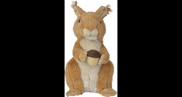 Simba Toys plush Nicotoy Eekhoorn - Zachte knuffel van 27 cm - Gerecyclede vulling