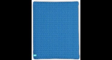 LIEF! Kinderhoeslaken Blue Star - 40x80 cm - Blauw