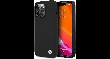 BMW Silicone Back Case - Geschikt voor Apple iPhone 13 Pro (6.1") - Zwart