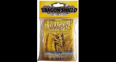 Asmodee SLEEVES Dragon Shield Mini - Yellow (50ct) - EN