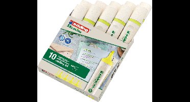 Markeerstift edding 24 ecoline pastelgeel | doos 10 stuks