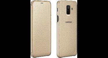 Samsung Flip Wallet - Samsung J6 - Goud
