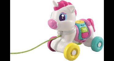 Clementoni - Interactieve Eenhoorn met Trekkoord - Met geluid - Vanaf 6 maanden