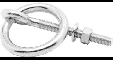 Seilflechter - Oogbout Met Ring - RVS A2 - Maat: M12 x 100
