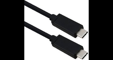 ROLINE USB4 Gen 3 Kabel, Emark, C-C, M/M, 40Gbit/s, 100W , zwart, 0,8 m